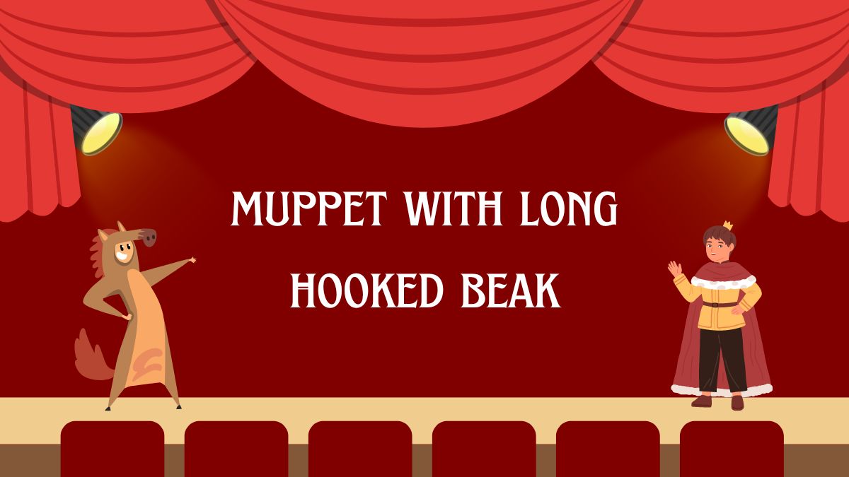 muppet with long hooked beak